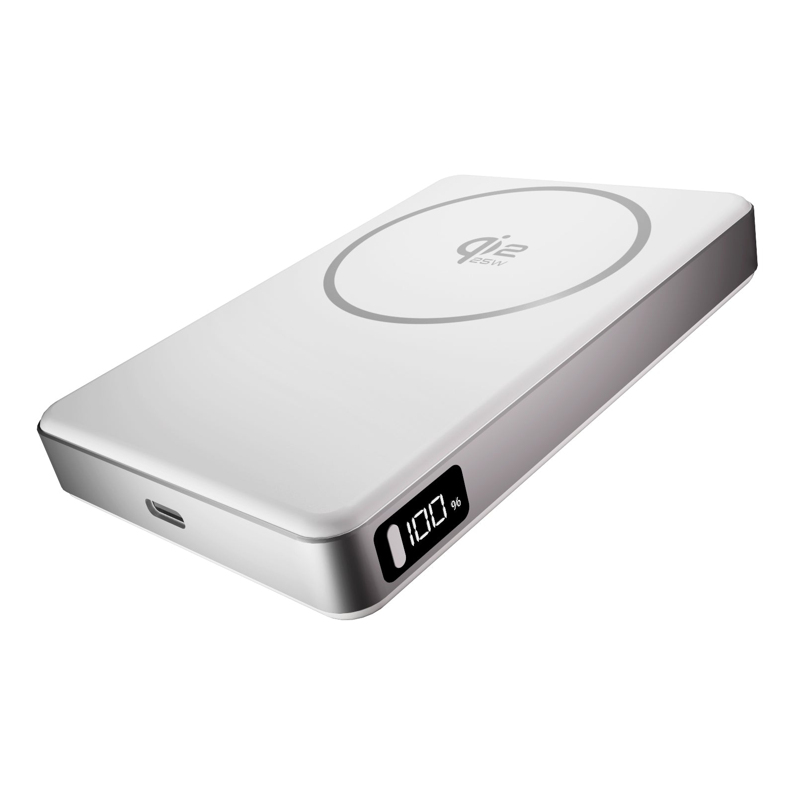 Power bank magnetico Qi2.2 10000 mAh con display