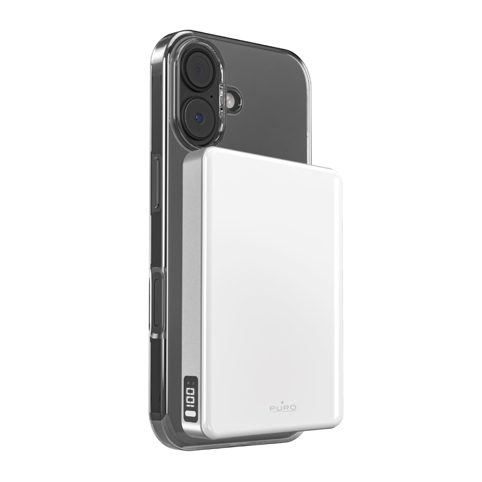 Power bank magnetico Qi2.2 10000 mAh “LCD Pure Power Mag” con display integrato, compatibile MagSafe