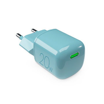 Caricabatterie da parete con tecnologia GAN da 20W con porta USB-C – Island Mist