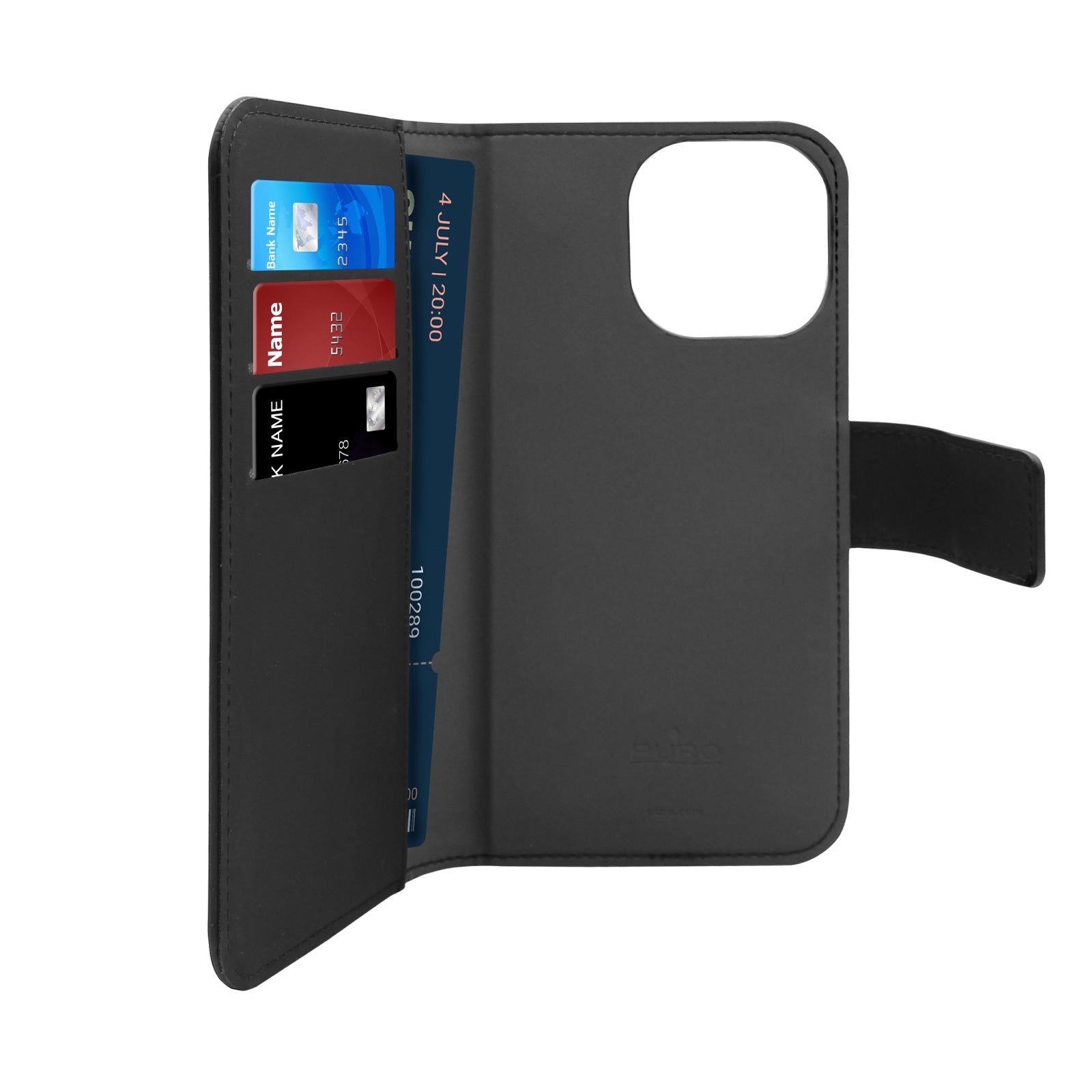 TECHGEAR Cover Portafoglio iPhone 14 Custodia in Pelle Vera, [RFID TECHGEAR Cover Portafoglio iPhone 14 Custodia in Pelle Vera, [RFID