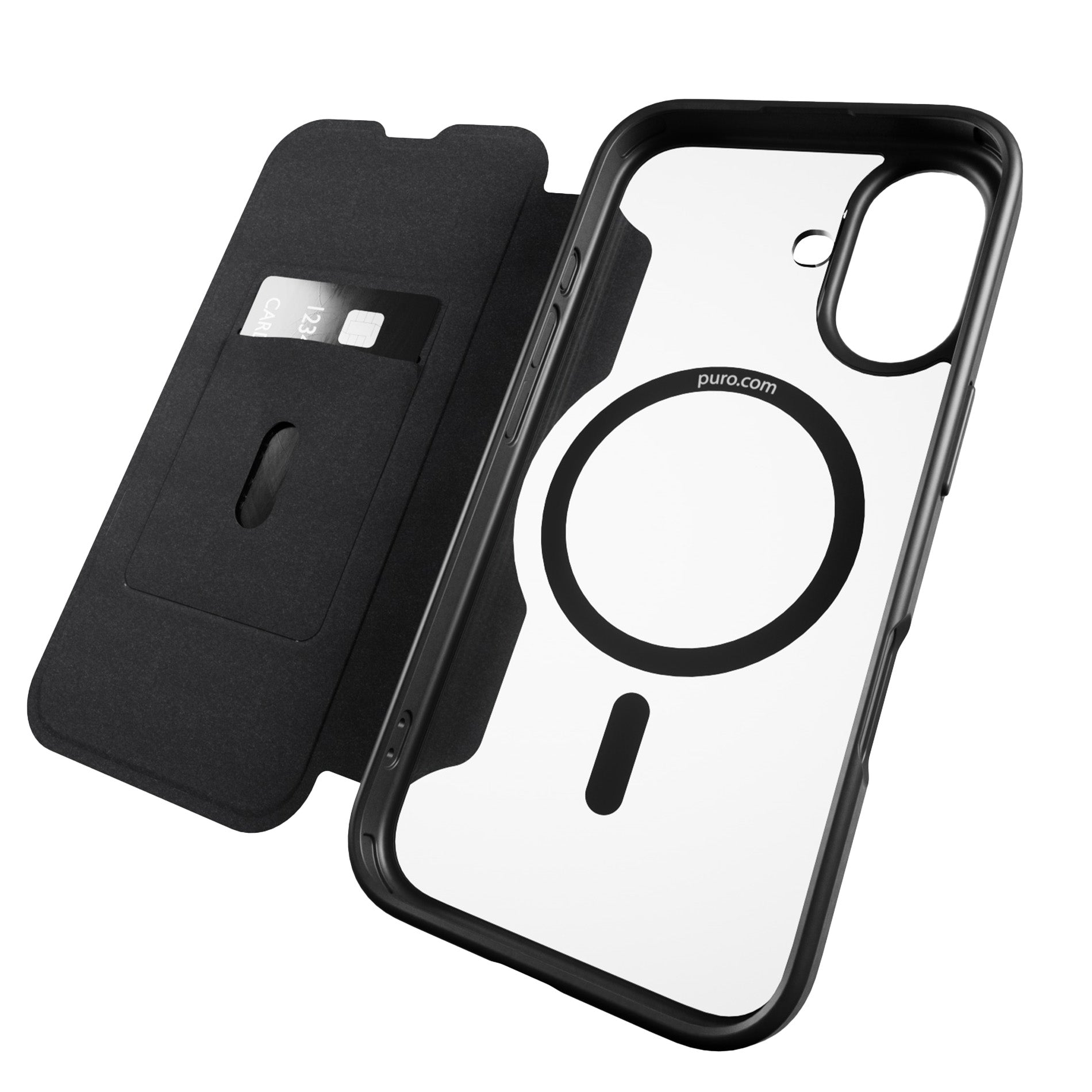 Custodia Book Mag 2 per iPhone 16