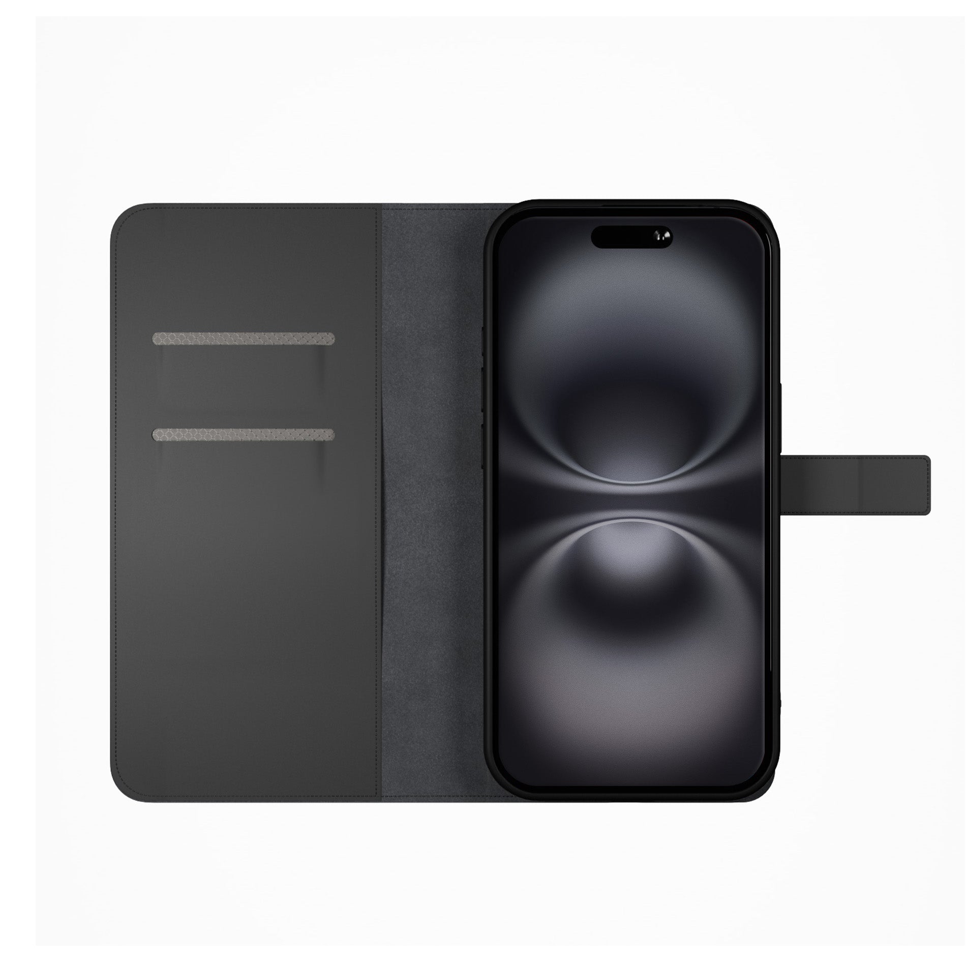 Étui portefeuille avec support pour iPhone 16