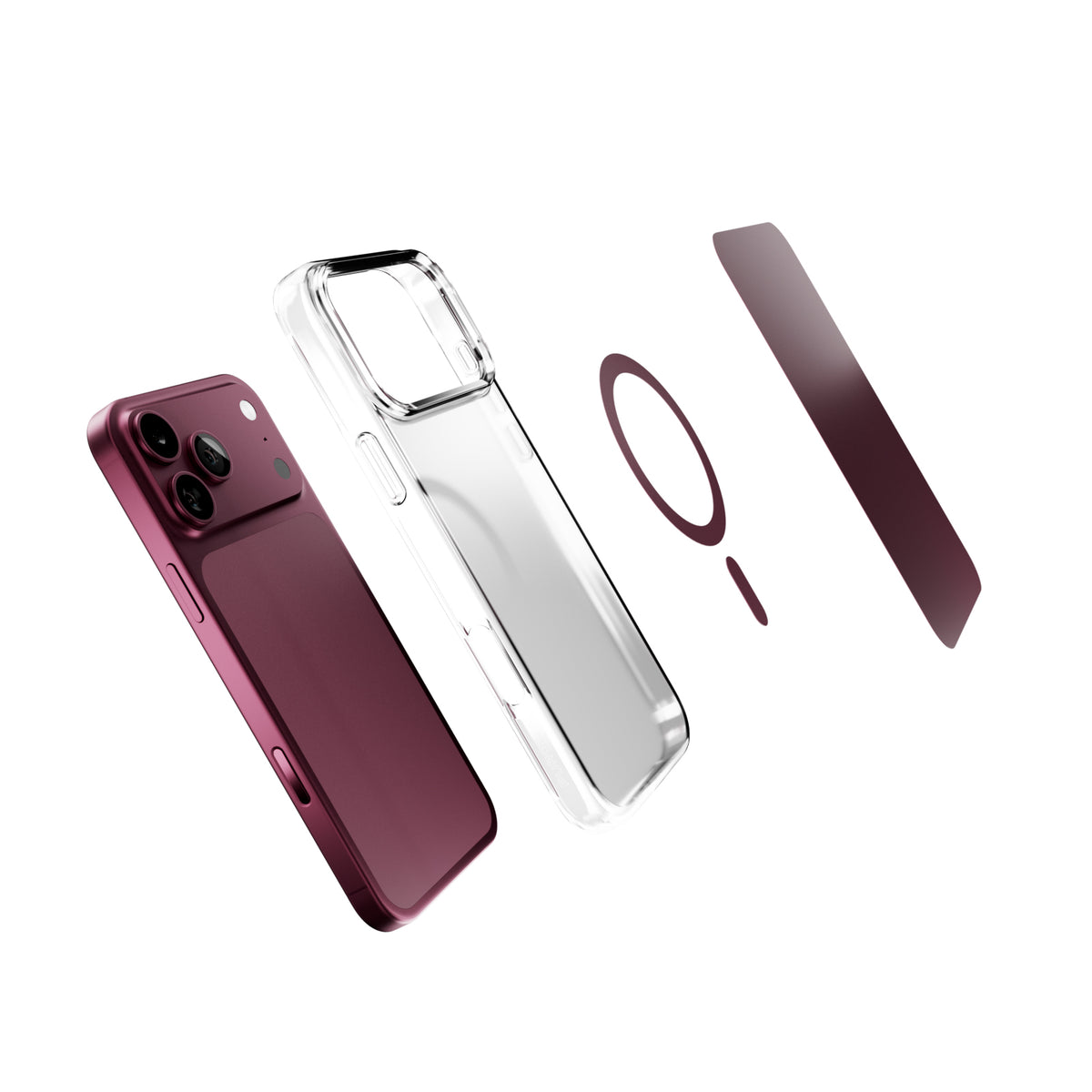 Coque Plate Mag pour iPhone 18 Pro/17 Pro