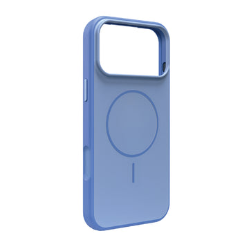 Coque bicolore Blend Mag pour iPhone 18 Pro Max/17 Pro Max compatible MagSafe, avec finition douce au toucher et boutons effet métallisé – Polar Blue