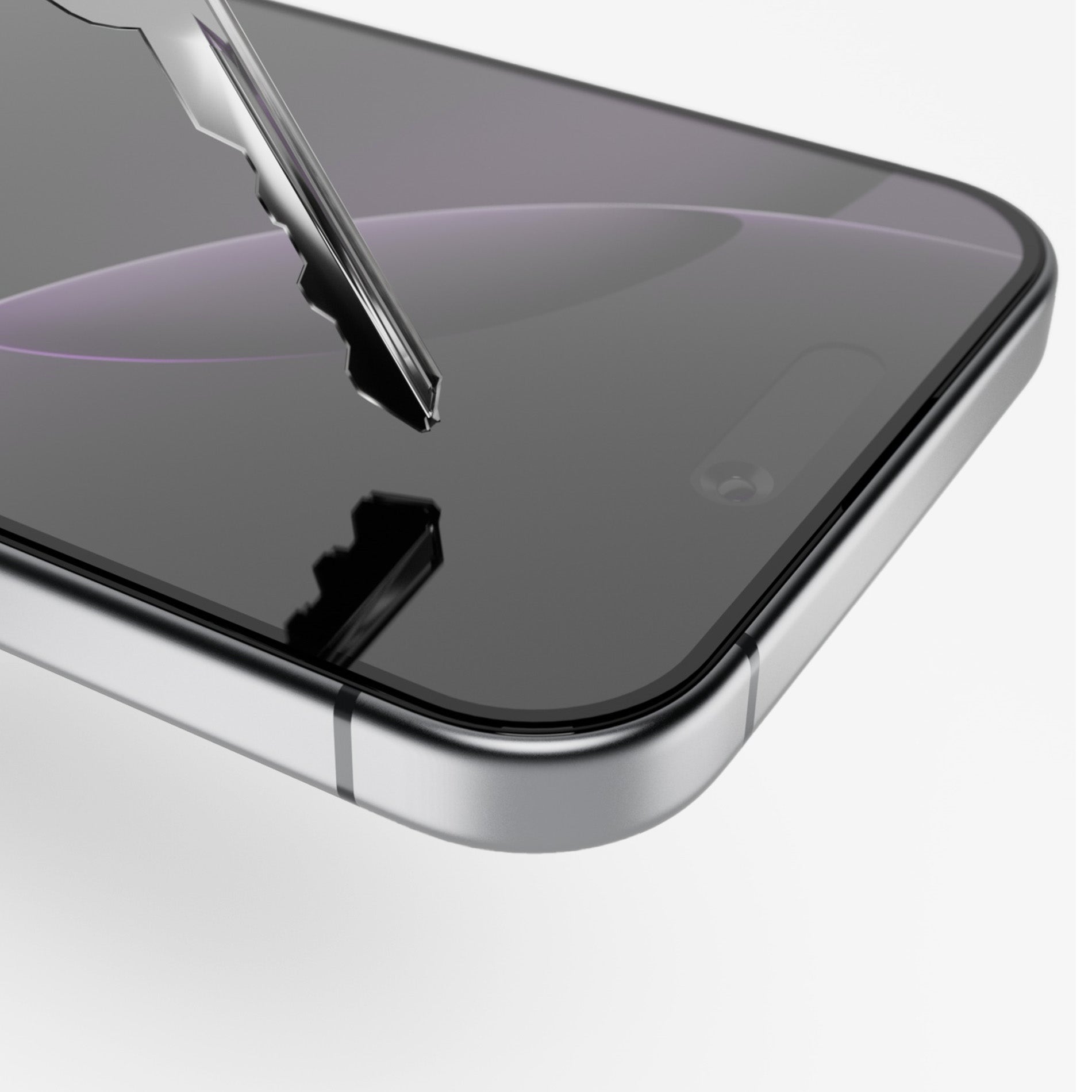 Vetro temperato con Frame con Applicatore incluso per iPhone 16 Pro