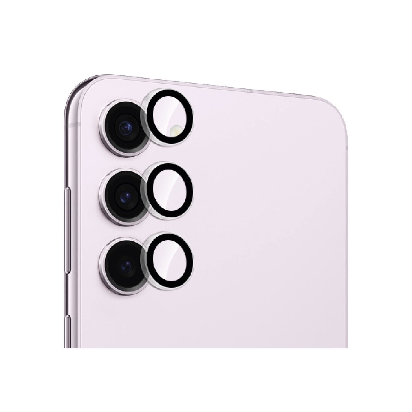 Individual Protective Tempered Glass for Samsung Galaxy S24 Plus lenses