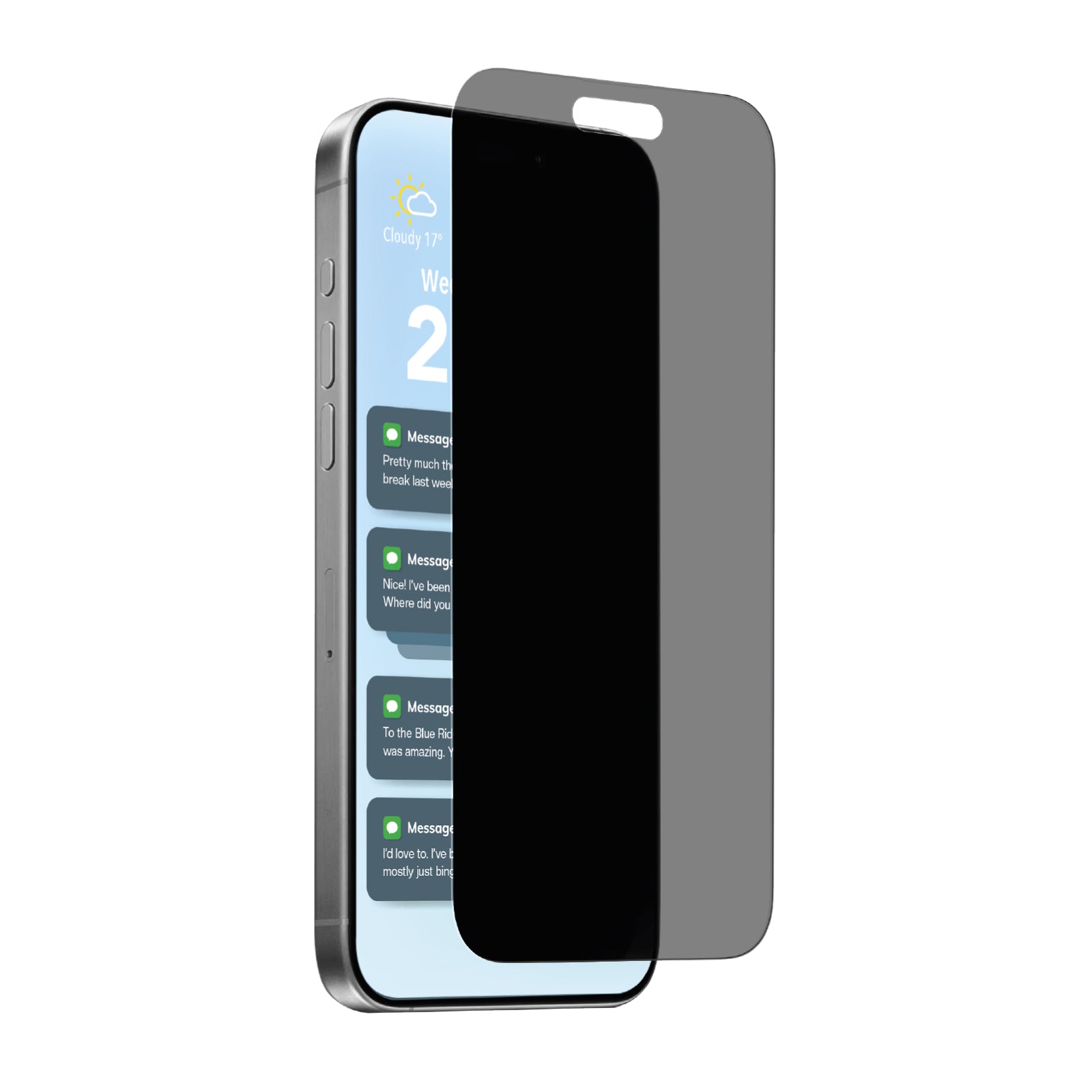 Vetro Temperato Privacy per iPhone 17 Pro Max