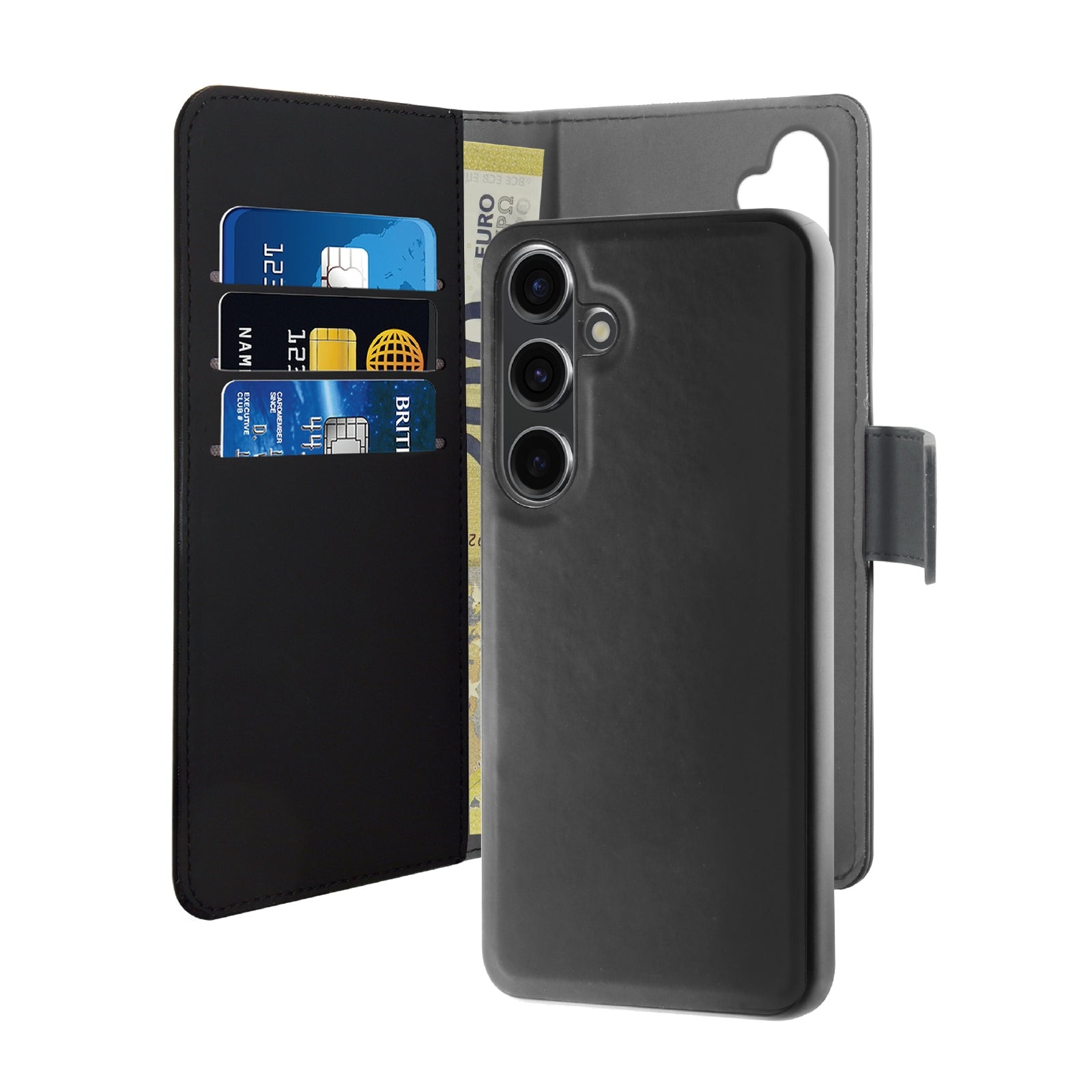 Detachable 2 in 1 Wallet Case for Samsung Galaxy S24+