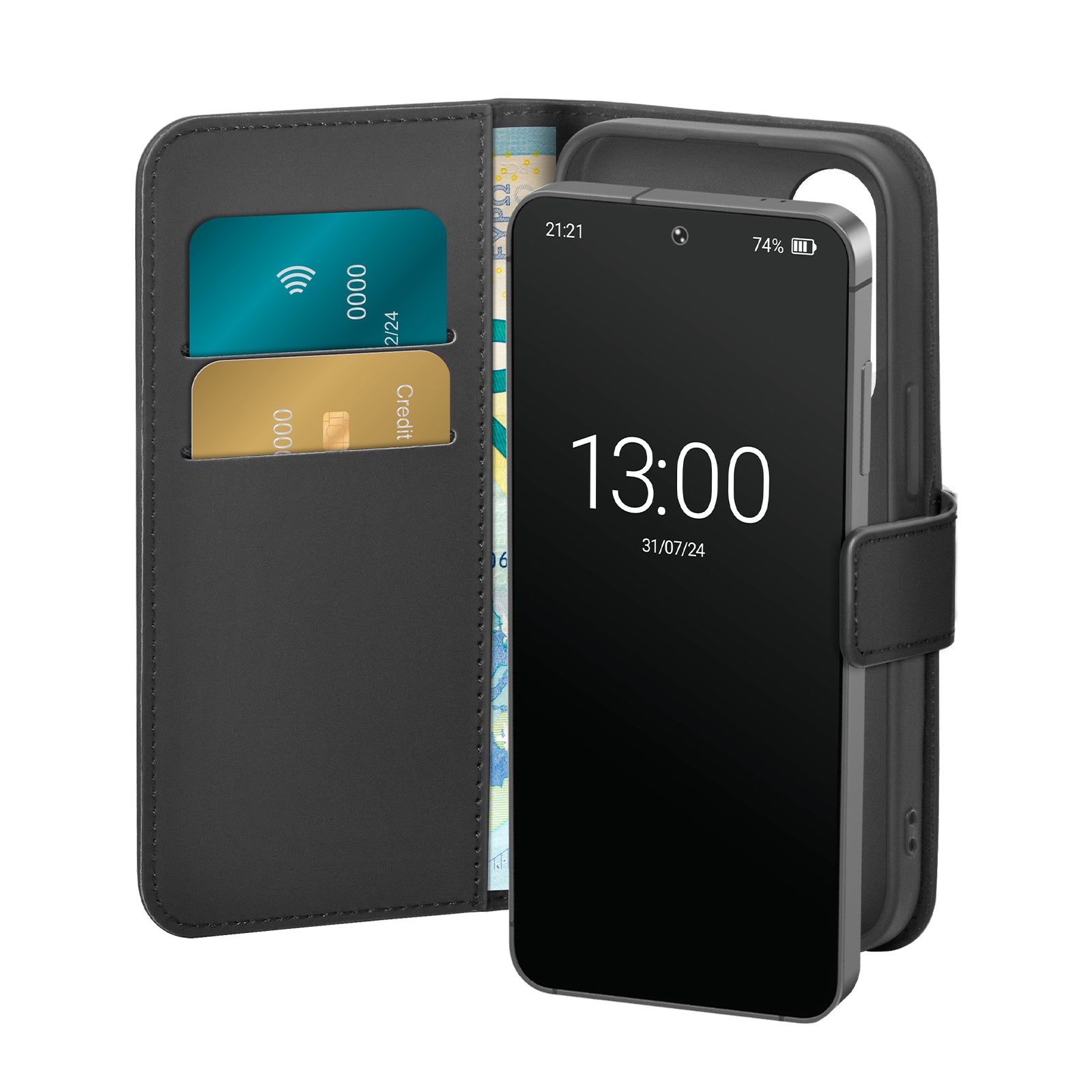 Wallet Stand Case for Samsung Galaxy S25+