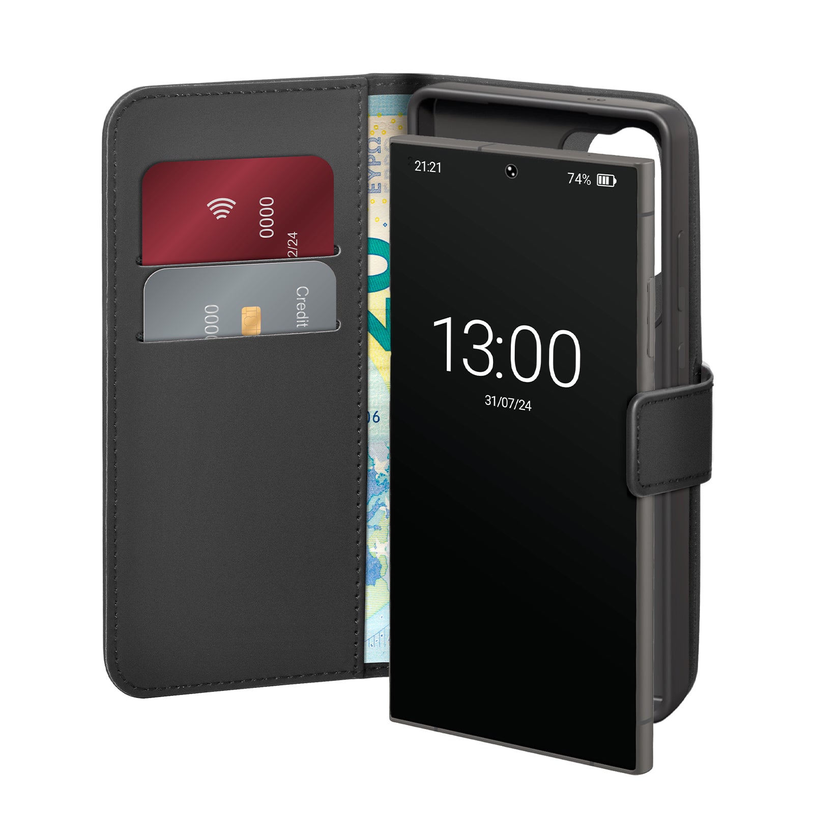 Custodia Wallet Stand per Samsung Galaxy S25 Ultra
