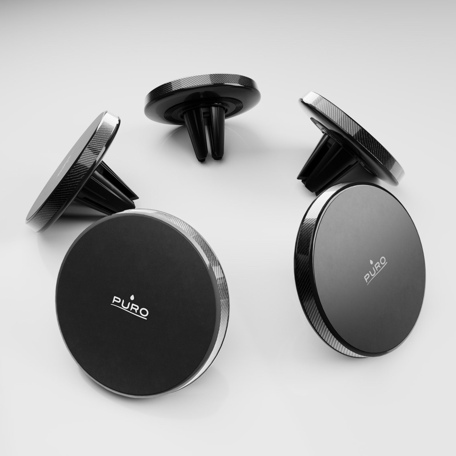 Magnetic car vent holder compatible with MagSafe for iPhone, Samsung and other smartphones