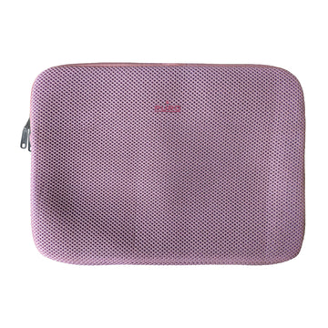 Poche Citycase pour MacBook Neo et ordinateurs portables 13/14” en tissu mesh avec doublure en polaire rembourrée – Dusty Pink