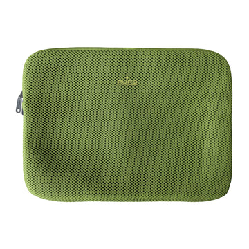 Poche Citycase pour MacBook Neo et ordinateurs portables 13/14” en tissu mesh avec doublure en polaire rembourrée – Lemon Sour