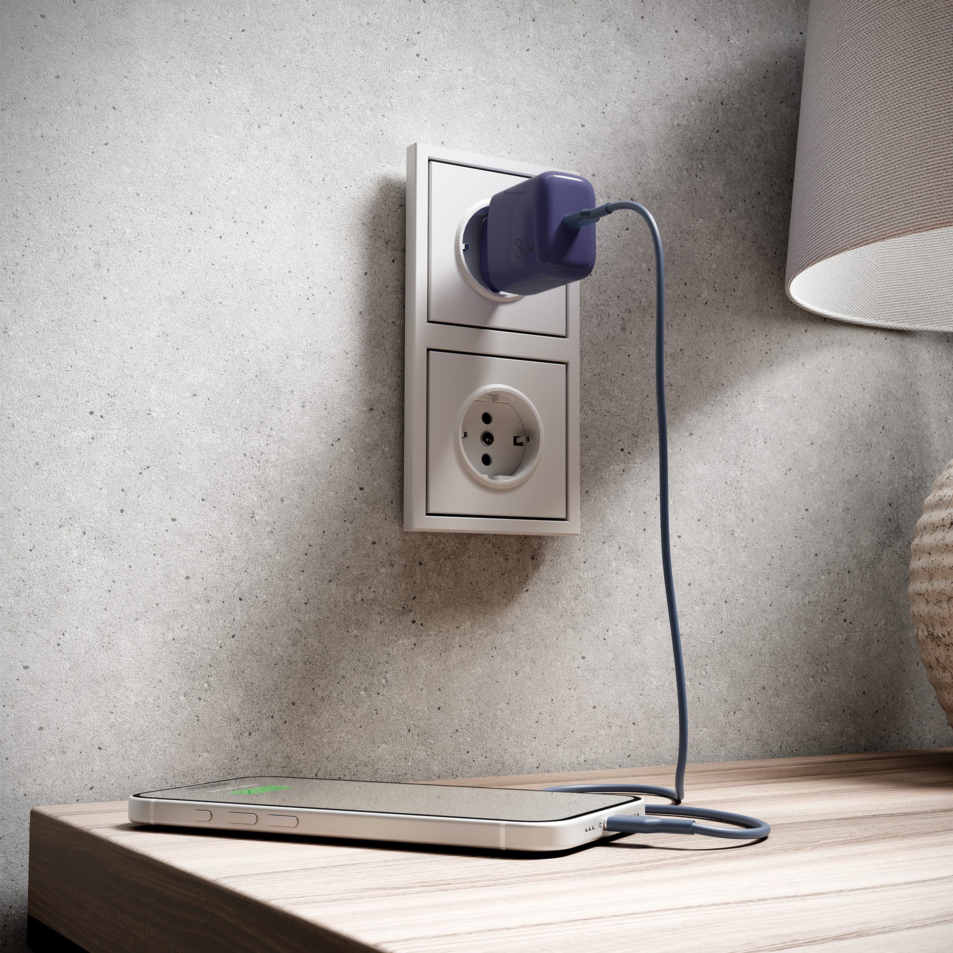 Caricabatterie Da Parete Pro Lite con porta USB-C, 30W