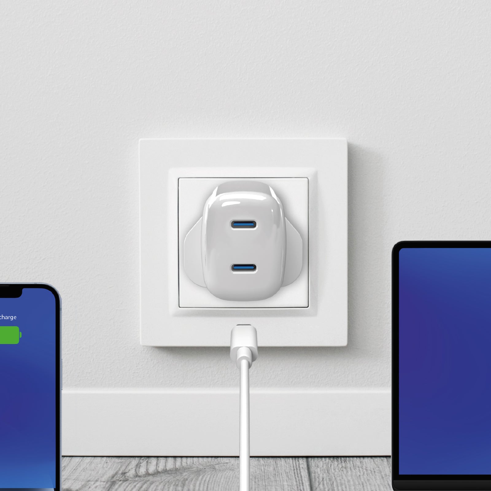 MiniPro 35W Dual USB-C Wall Charger - GaN Technology