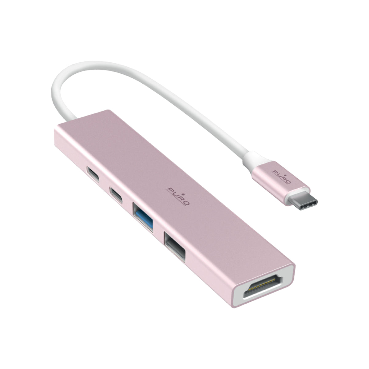 Hub 5 in 1 USB-C 3.2 con porta HDMI 4K per MacBook Neo, tablet e laptop