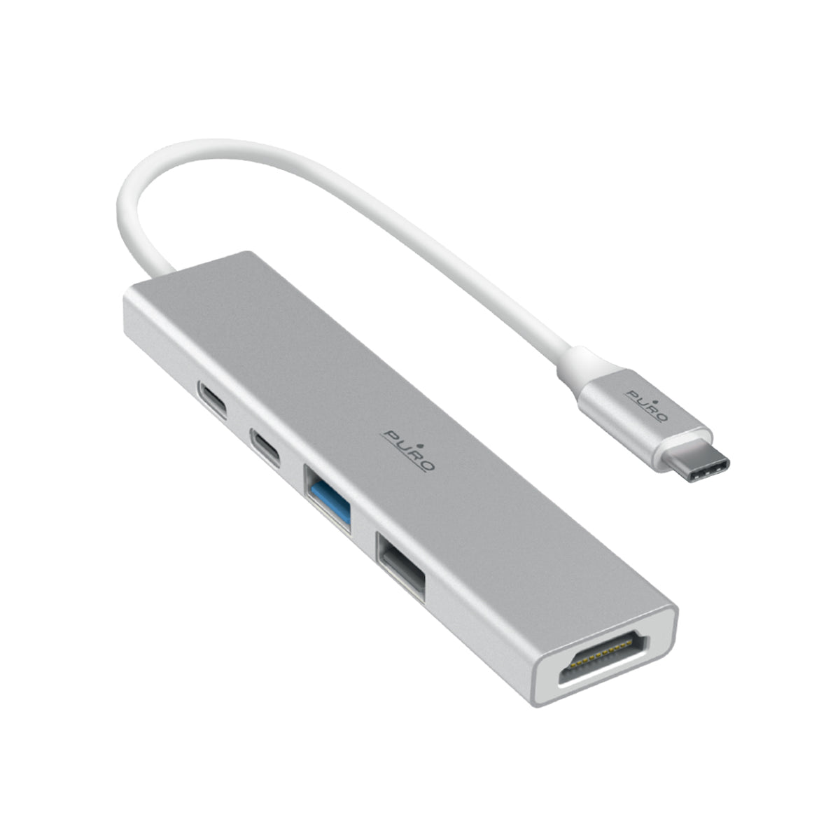 Hub 5 in 1 USB-C 3.2 con porta HDMI 4K per MacBook Neo, tablet e laptop