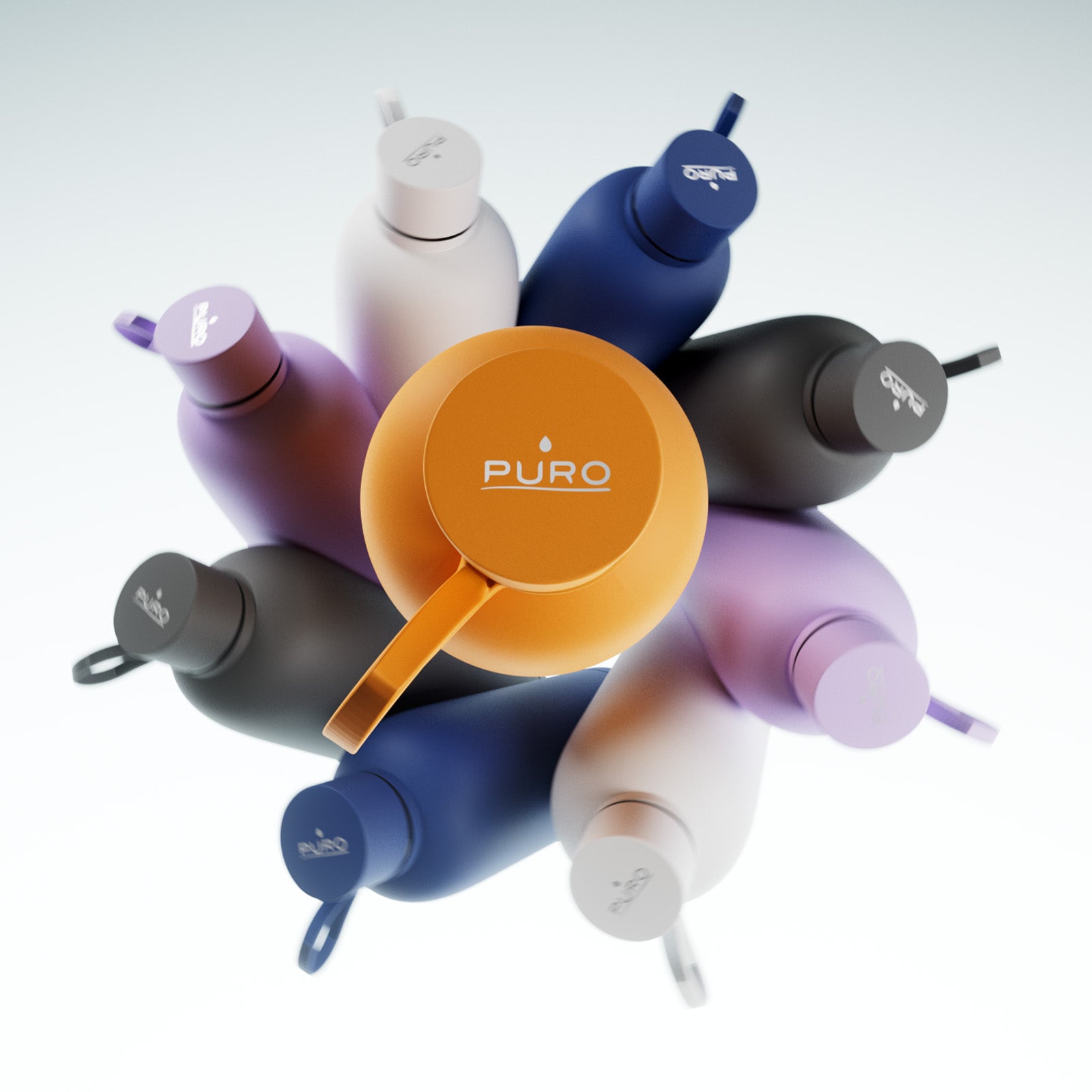 Borraccia “Hydro 10” termica ermetica da 1000ml, in acciaio inossidabile con finish soft-touch