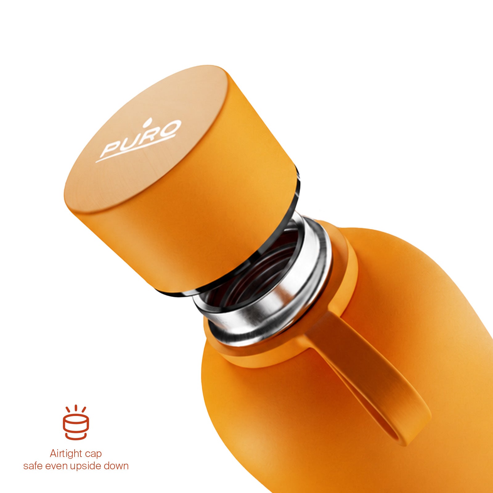 Borraccia “Hydro 10” termica ermetica da 1000ml, in acciaio inossidabile con finish soft-touch
