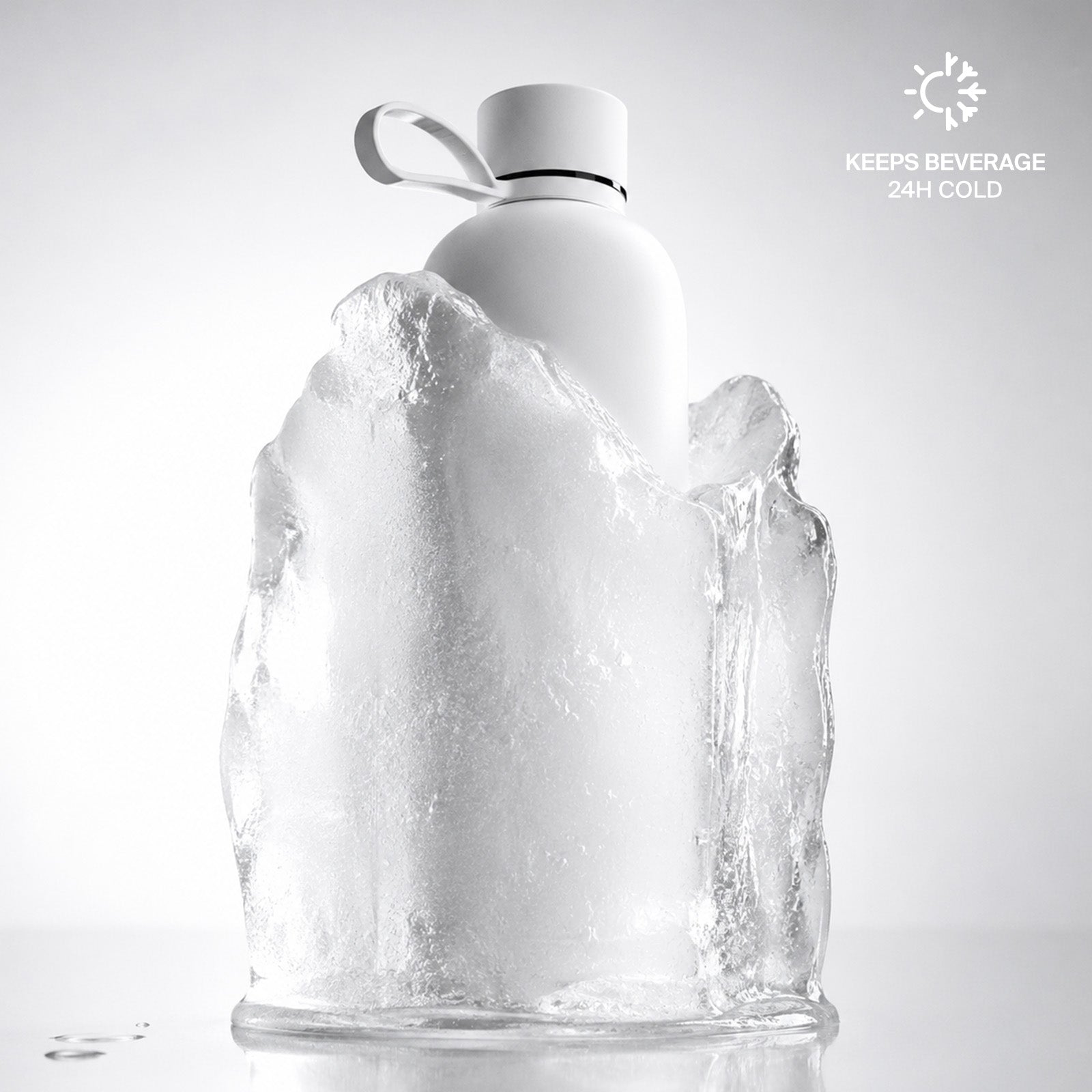 Borraccia termica ermetica 500ml “Hydro 5” in acciaio inossidabile