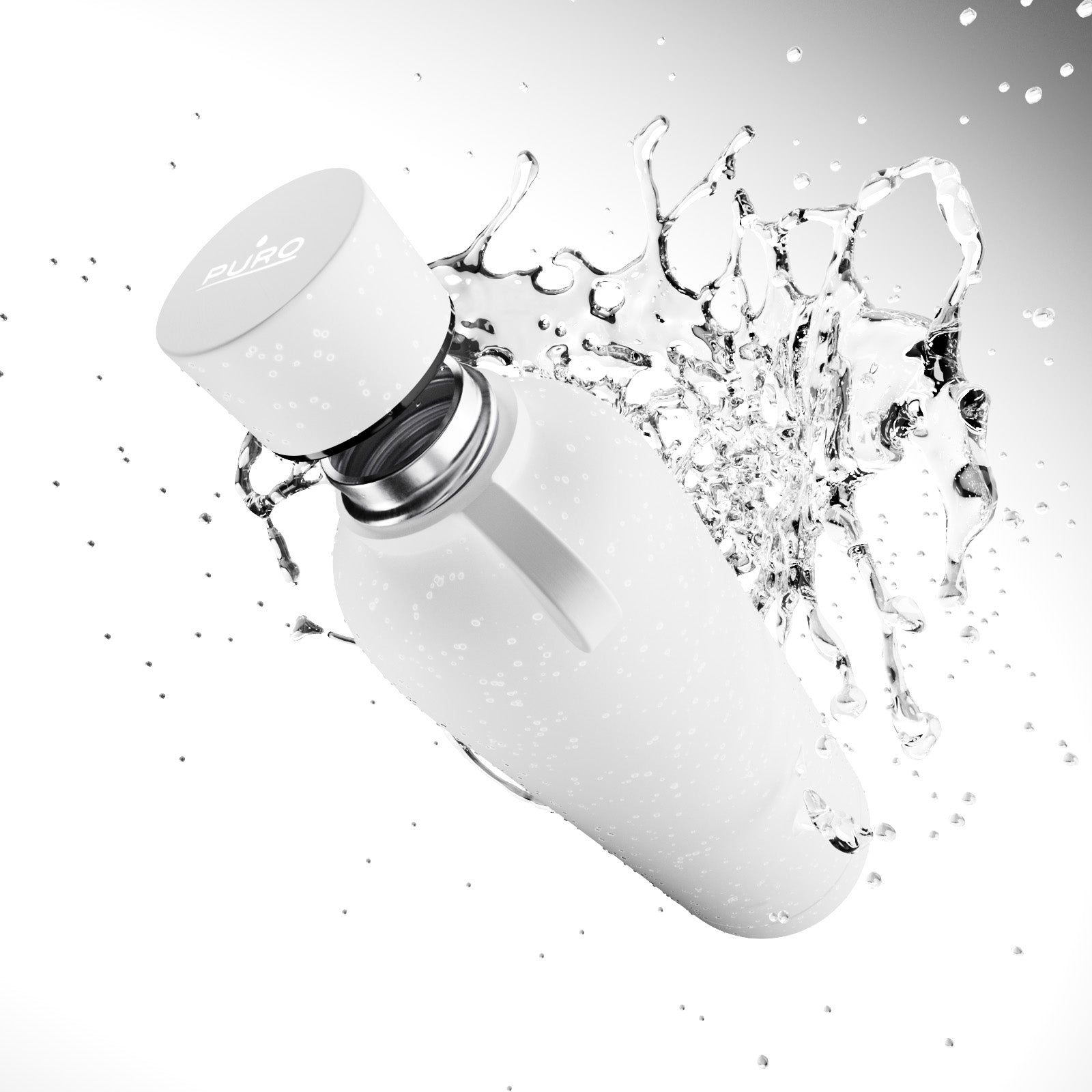 Borraccia termica ermetica 500ml “Hydro 5” in acciaio inossidabile